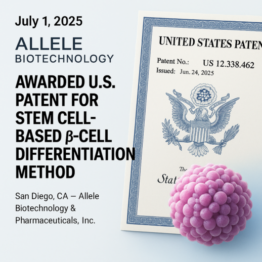 2025 Beta cell patent